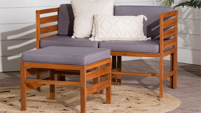 Modular Outdoor Chairs Ottoman