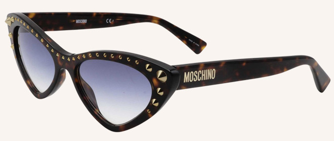 Moschino Womens 53MM Brown Sunglasses