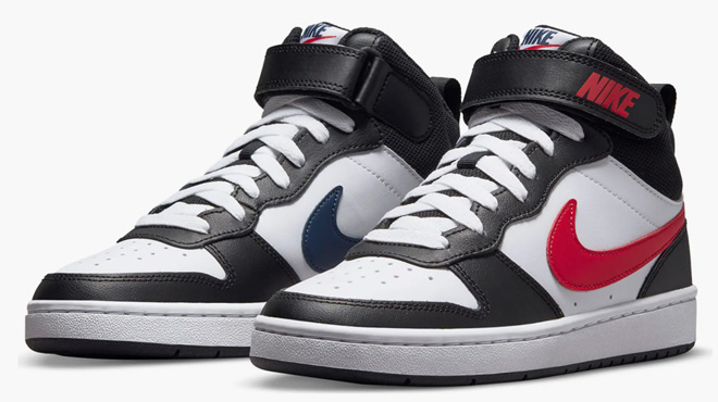 Nike Toddler Court Borough High Top Leather Sneakers