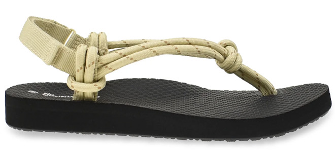 No Boundaries Rope Thong Sandals