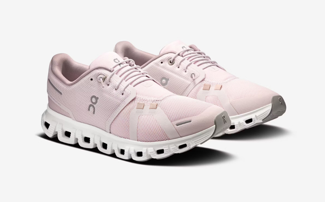 On Womens Cloud 6 Shoes in Orchid White