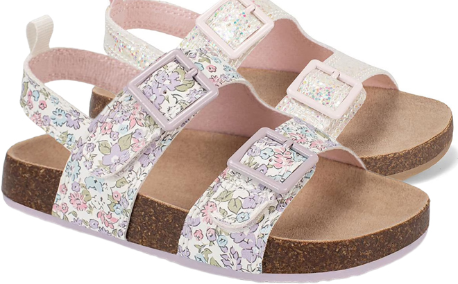 OshKosh BGosh Toddler Girls Footbed Sandals OshKosh BGosh Toddler Girls Footbed Sandals