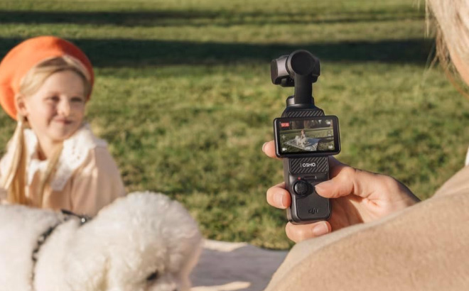 Osmo Pocket 3 Digital Vlogging Camera in Use