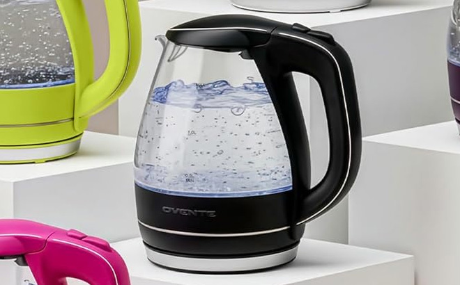 Ovente Electric Glass Kettle