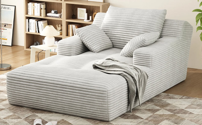 Oversized Chaise Lounge Chair