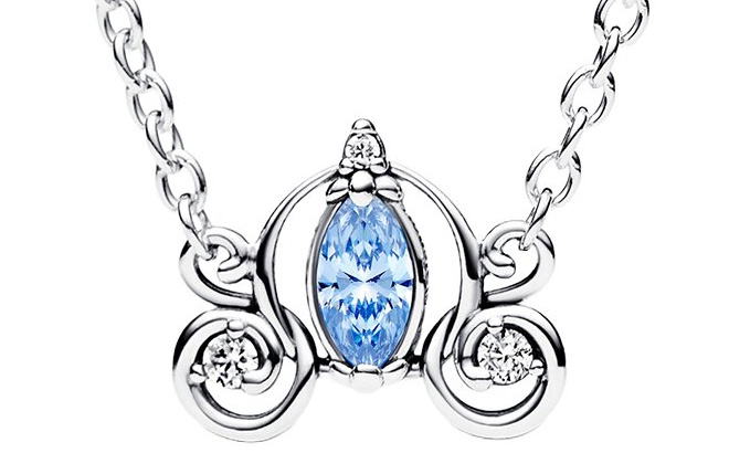 Pandora x Disney Silver CZ Cinderellas Carriage Collier Necklace Pandora x Disney Silver CZ Cinderellas Carriage Collier Necklace