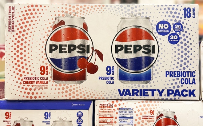 Pepsi Prebiotic Cola Club Variety Pack