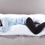 Person Using Full Body Pillow