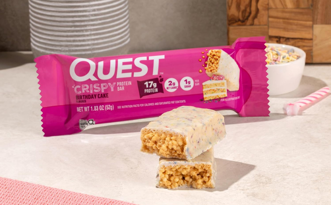 Quest Nutrition Crispy Birthday Cake Protein Bar