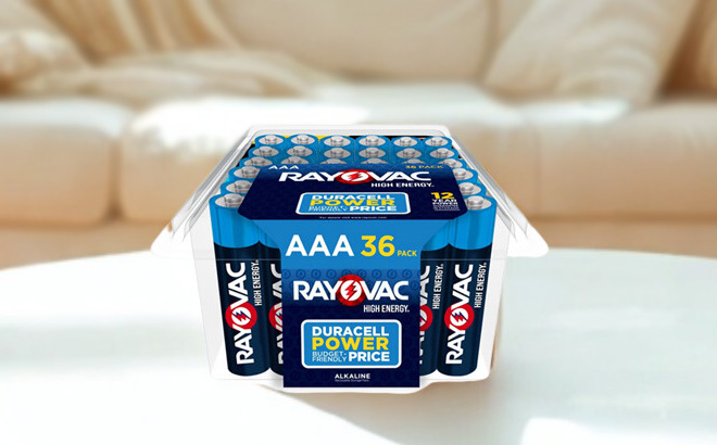 Rayovac AAA Batteries 36 Pack