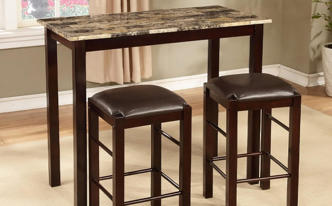 Roundhill Furniture Brando Breakfast Set