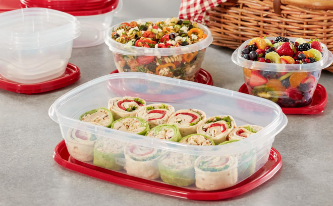 Rubbermaid TakeAlongs Food Storage Containers 10 Piece Set