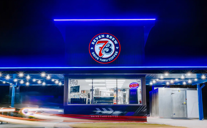Seven Brew Drive Thru Coffee Storefront