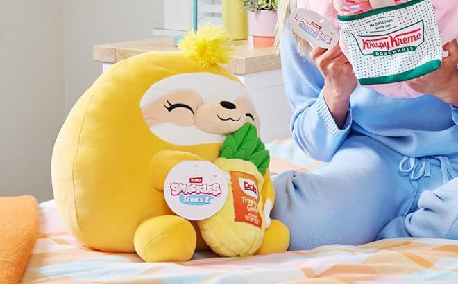 Snackles Series 2 Sloth Dole 16 Inch Plush