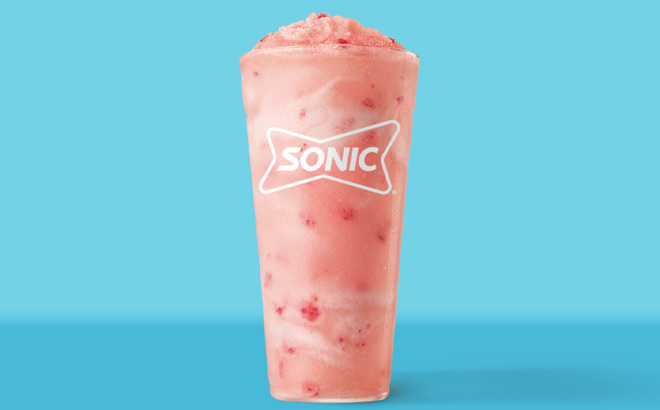 Sonic Strawberry Horchata Cream Slush