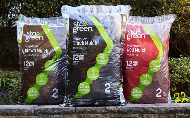 Sta Green Premium 2 cu ft Red Mulch