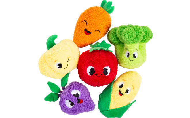 Stuffed Vegetable Characters 6 Pack