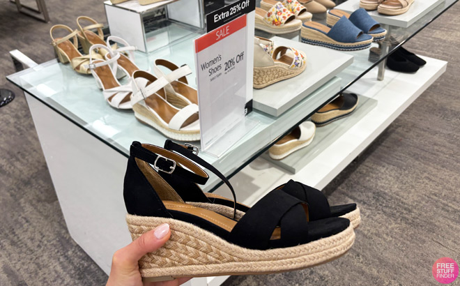Style Co Womens Espadrilles Wedge Sandals
