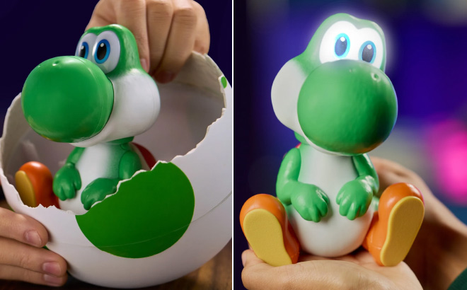 Super Mario Interactive Hatching Yoshi Toys