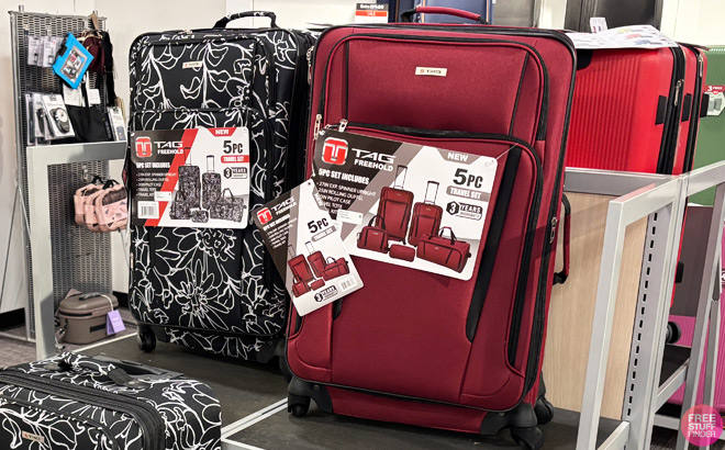 Tag Freehold 5 Piece Softside Spinner Luggage Set
