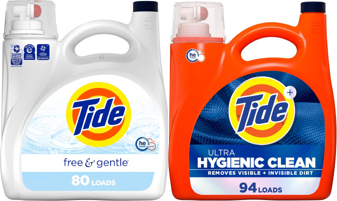Tide Free Gentle 80 Loads Liquid Laundry Detergent