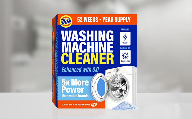 Tide Washing Machine Cleaner on the Table