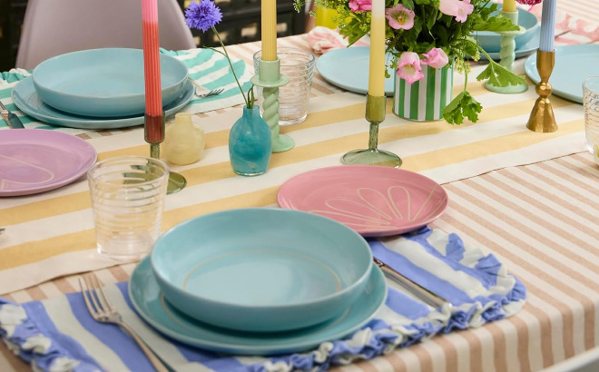 Tilly Ramsay x Royal Doulton Dinnerware Set on Table Tilly Ramsay x Royal Doulton Dinnerware Set on Table