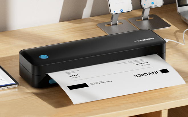 Typonos Portable Bluetooth Printer
