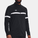 Under Armour Knit Warm Up Team Mens Full Zip Jacket in Black