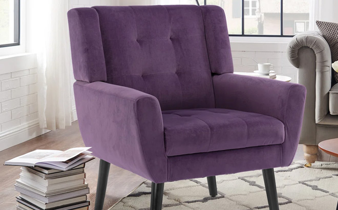 Upholstered Wide Back Armchair Upholstered Wide Back Armchair