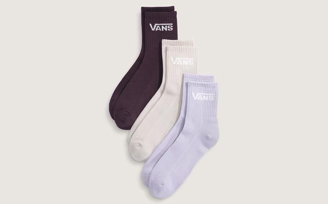 Vans Classic Half Crew Socks 3 Pack