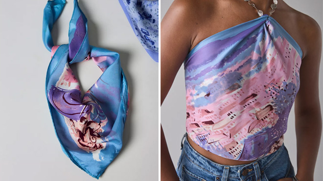 Vintage By Urban Outfitters Printed Scarf Vintage By Urban Outfitters Printed Scarf