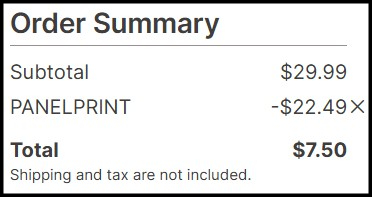 11×14 Wood Hanger Board Print Checkout
