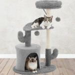33 Inch Cat Tree in Gray