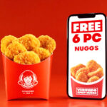 6 Piece Nuggets at Wendys