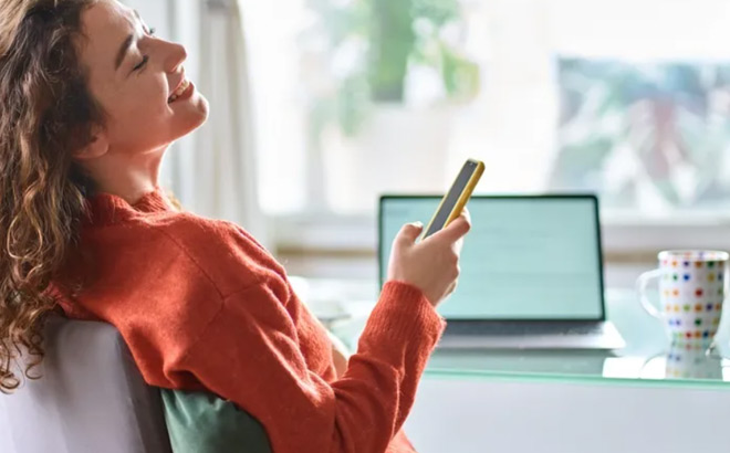 A Woman Using Sonara AI for Automated Job Search