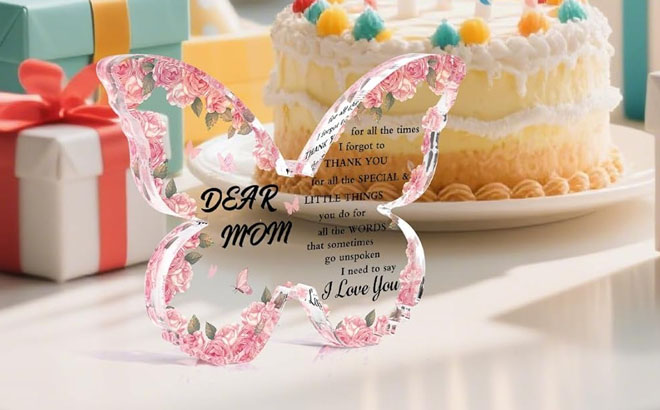 Acrylic Butterfly Mothers Day Gift