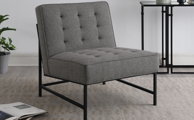 Ariya Tufted Fabric Accent Chair Ariya Tufted Fabric Accent Chair