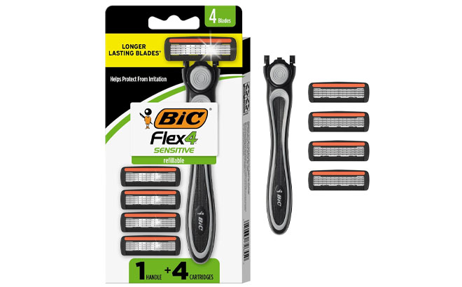 5-Piece BIC Flex 4 Men’s Razors $3.58 Shipped at Amazon | Free Stuff Finder