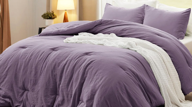 Bedsure Queen Reversible Prewashed Comforter Set Bedsure Queen Reversible Prewashed Comforter Set