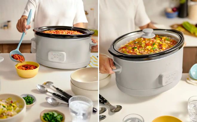 Bella 6 Quart Programmable Slow Cooker and 2 Quart Slow Cooker Set