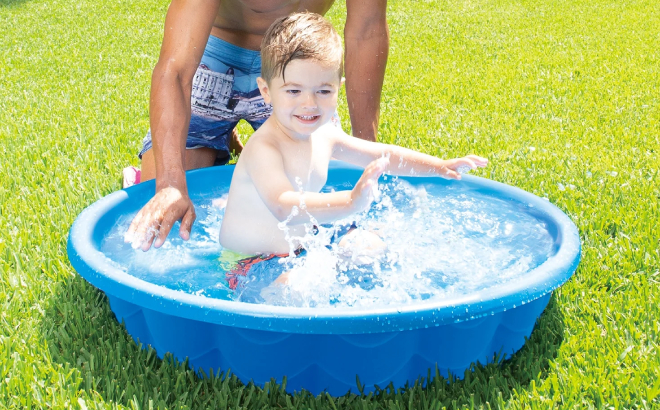 Bluescape Blue Wading Small Kiddie Pool
