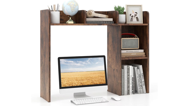 Bookshelf Desktop Organizer