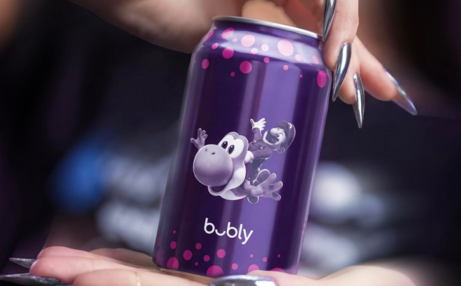 Bubly The Super Mario Galaxy Movie Sparkling Water 8 Pack