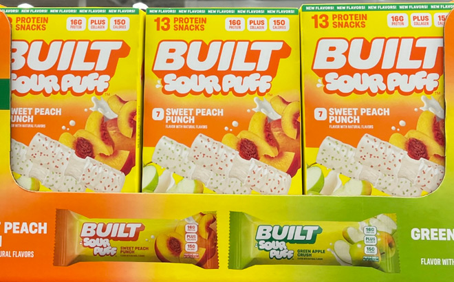 Built Sour Puff Protein Bars