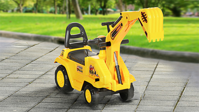 Construction Truck 2 in 1 Ride On Toy