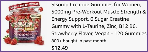 Creatine Monohydrate Gummies at Checkout