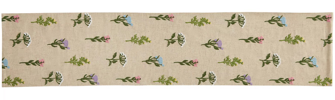 Embroidered Fabric Runner
