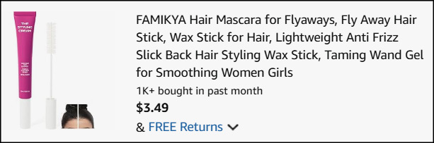 FAMIKYA Hair Styling Cream Mascara Checkout FAMIKYA Hair Styling Cream Mascara Checkout
