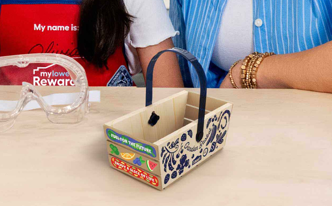 FREE Garden Basket Kids Workshop at Lowes